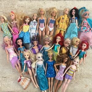 22 Assorted Barbie’s  Lot